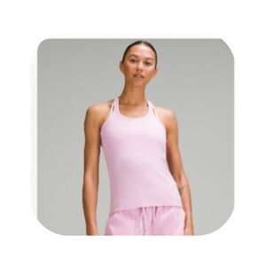 Lululemon Hold Tight Thin Strap Vitapink Racerback Tank size 10